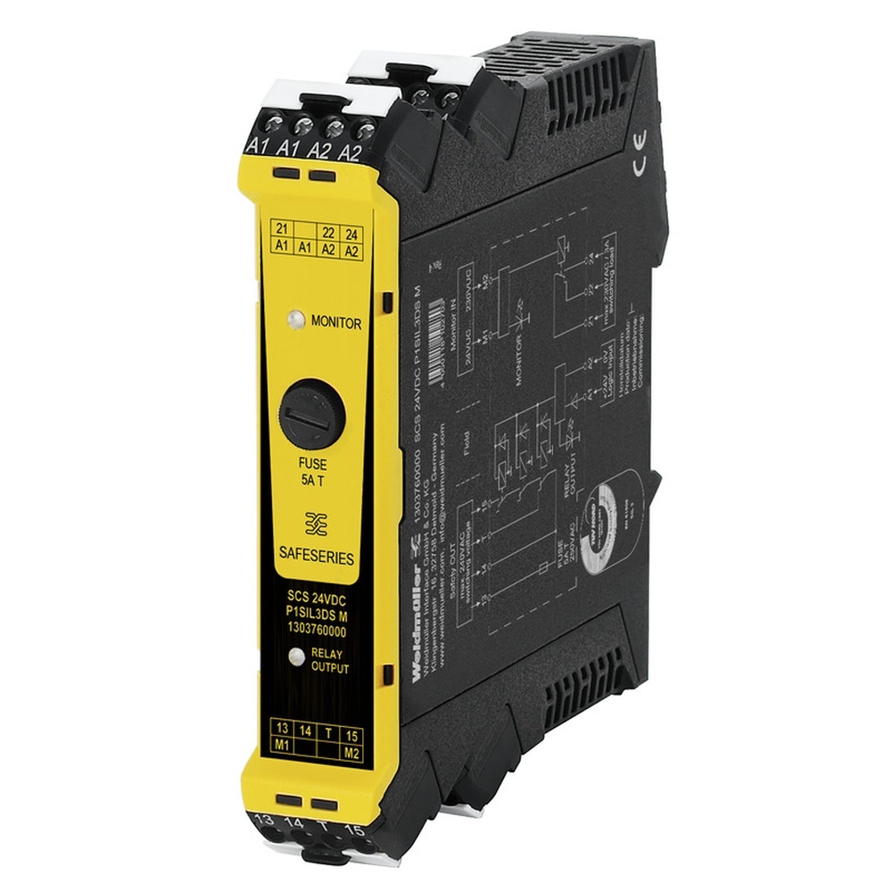 Weidmüller Sicherheitsrelais 1304040000 Typ SCS 24VDC P1SIL3DS MG3
