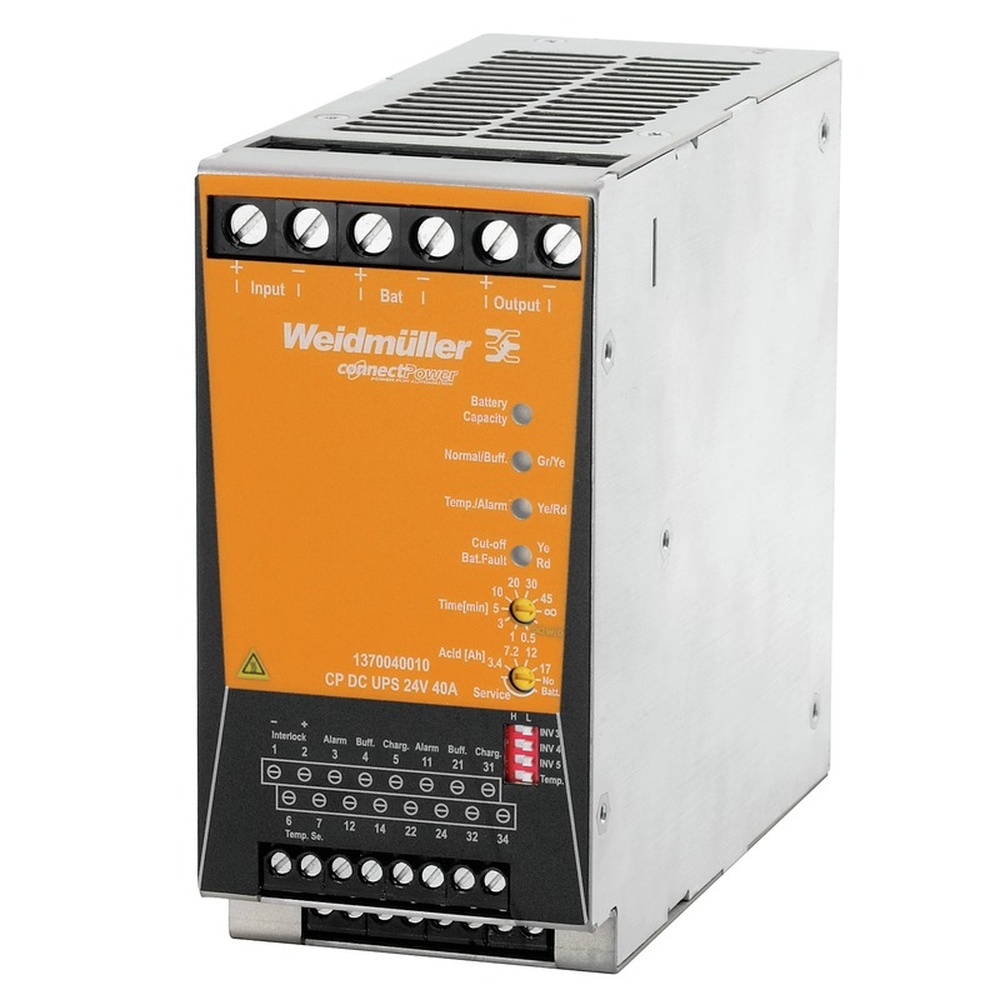 Weidmüller USV Steuereinheit 1370040010 Typ CP DC UPS 24V 40A Weidmüller USV Steuereinheit 1370040010 Typ CP DC UPS 24V 40A