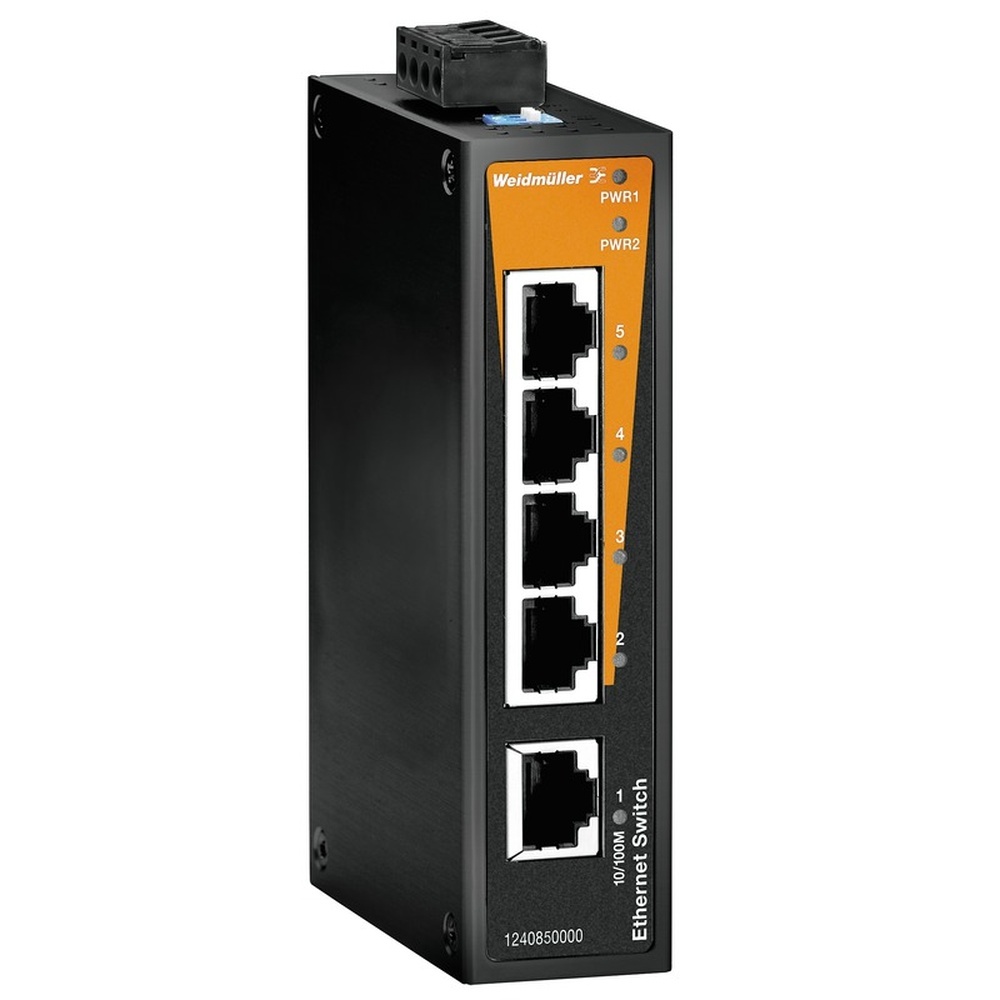 Weidmüller Netzwerk Switch 1240850000 Typ IE-SW-BL05T-5TX