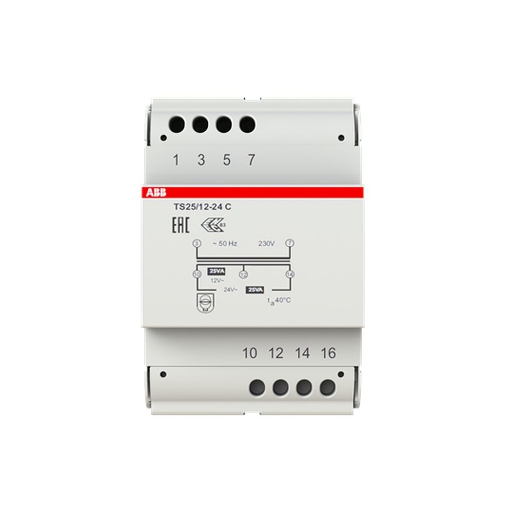 ABB Klingeltransformator 2CSM251043R0811 Typ TS 25/12-24 C