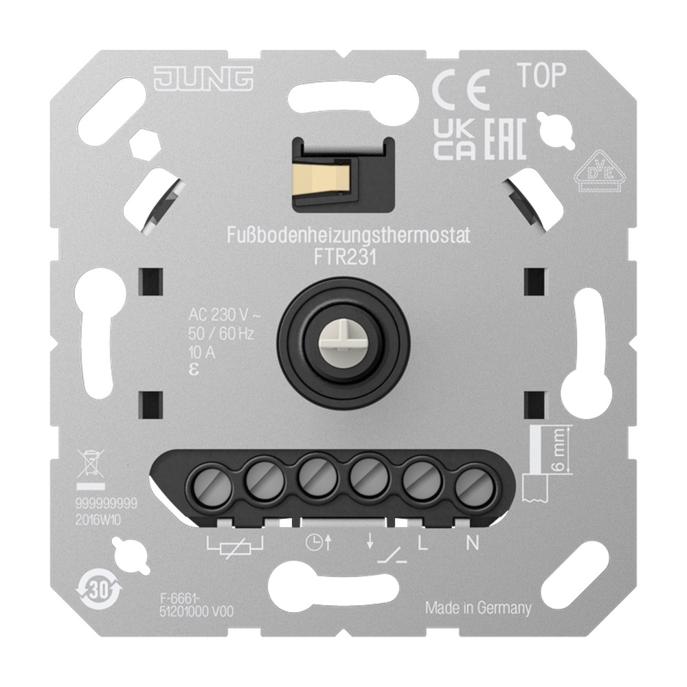 Jung Fußbodenheizungsthermostat FTR231