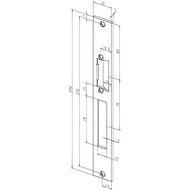 Assa Abloy Flachschließblech -------62B35-01 Assa Abloy Flachschließblech -------62B35-01