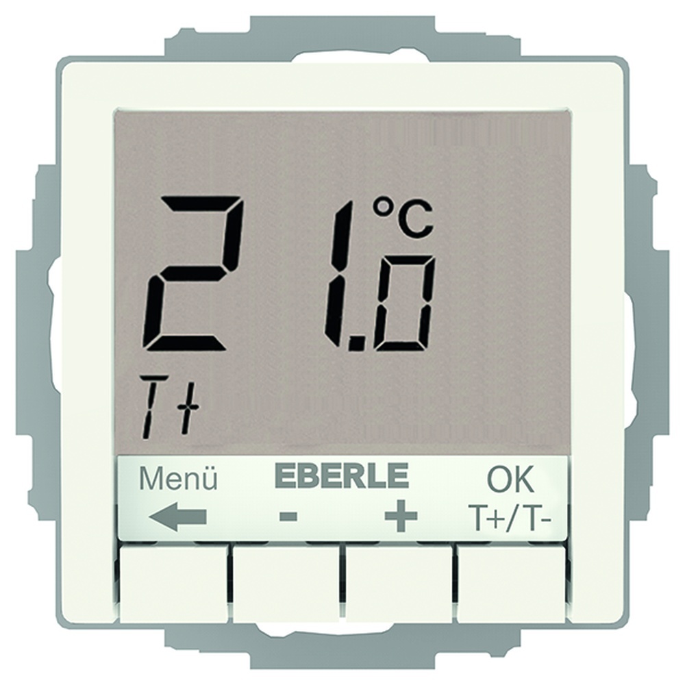 Eberle UP Thermostat 527825455504 Typ UTE 4100-Rw-RAL9010-G-55