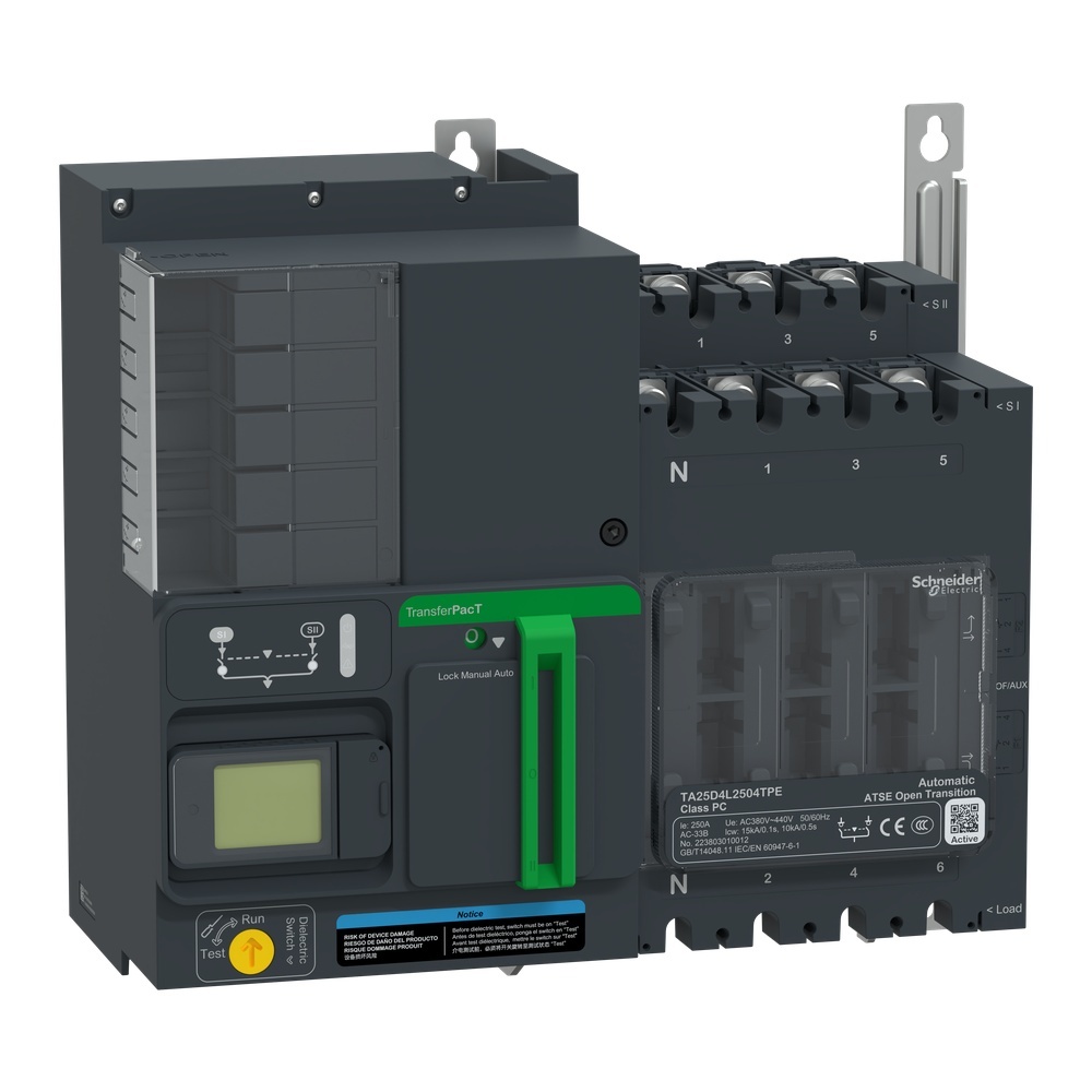 Schneider Electric Niederspannungs Netzumschalter TA25D4L2004TPE