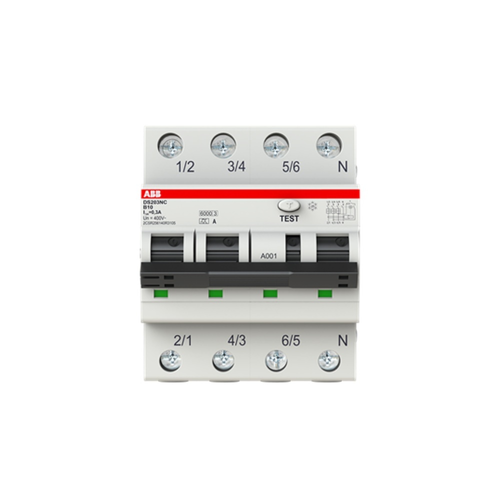 ABB Kombination FI Schalter Leitungsschutzschalter 2CSR256140R3105 Typ DS203NCA-B10/0,3