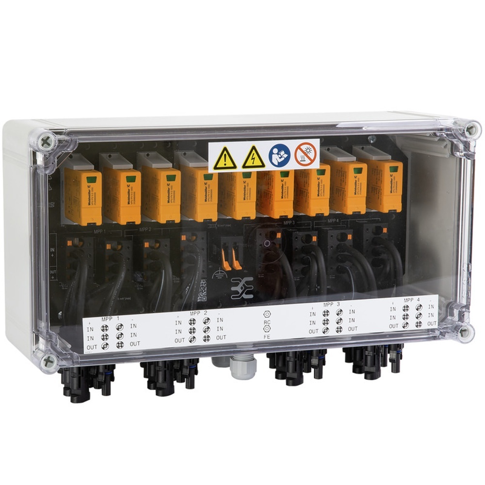 Weidmüller Generatoranschlusskasten 2975590000 Typ PVN DC 2I 1O 4MPP SPD1R EVO 11