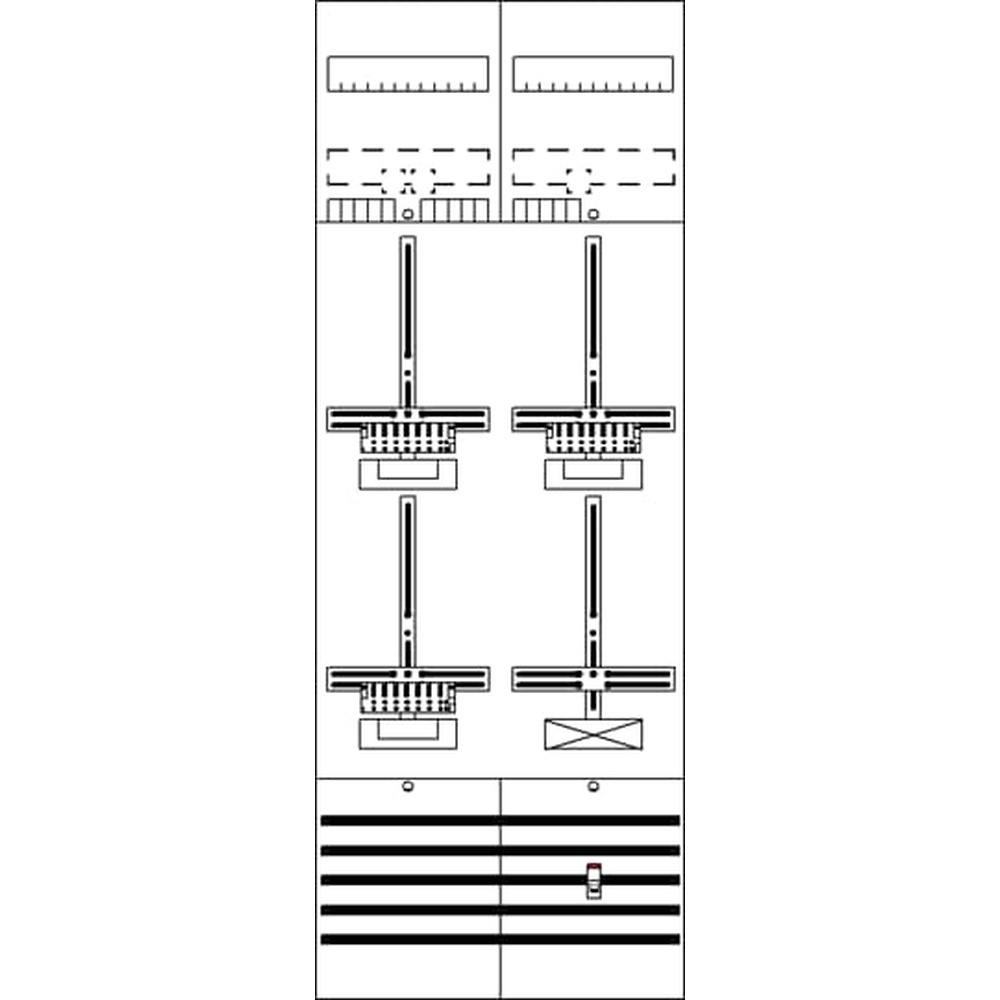 Striebel & John Zählerkomplettfeld 2CPX054099R9999 Typ DF29P3A