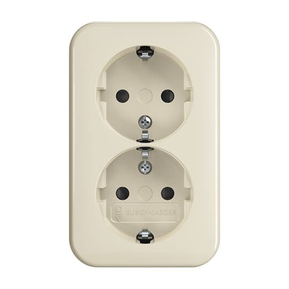 Busch-Jaeger Schuko Doppelsteckdose 202 EAPB/11 Nr. 2TKA00003935