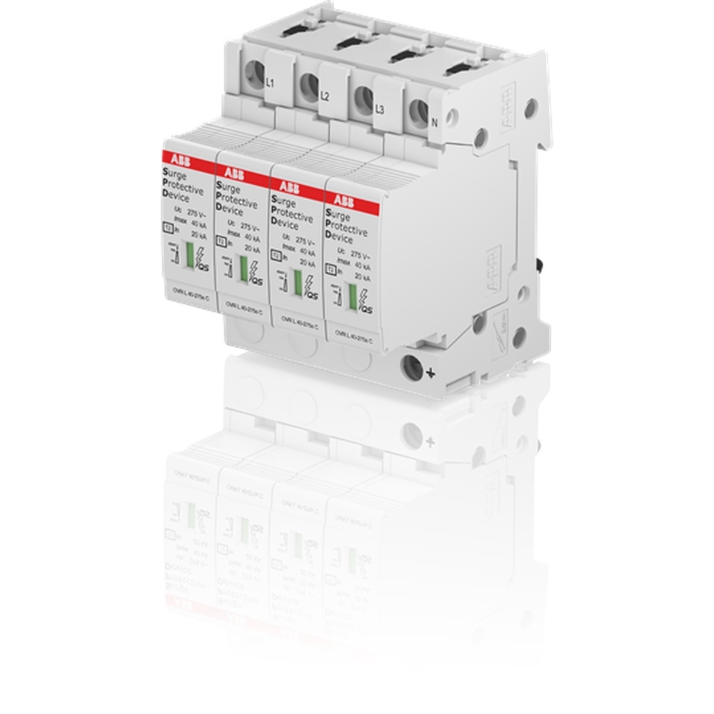 ABB Überspannungsableiter für Energietechnik Stromversorgung 2CTB815704R2300 Typ OVR T2 4L 40-275S
