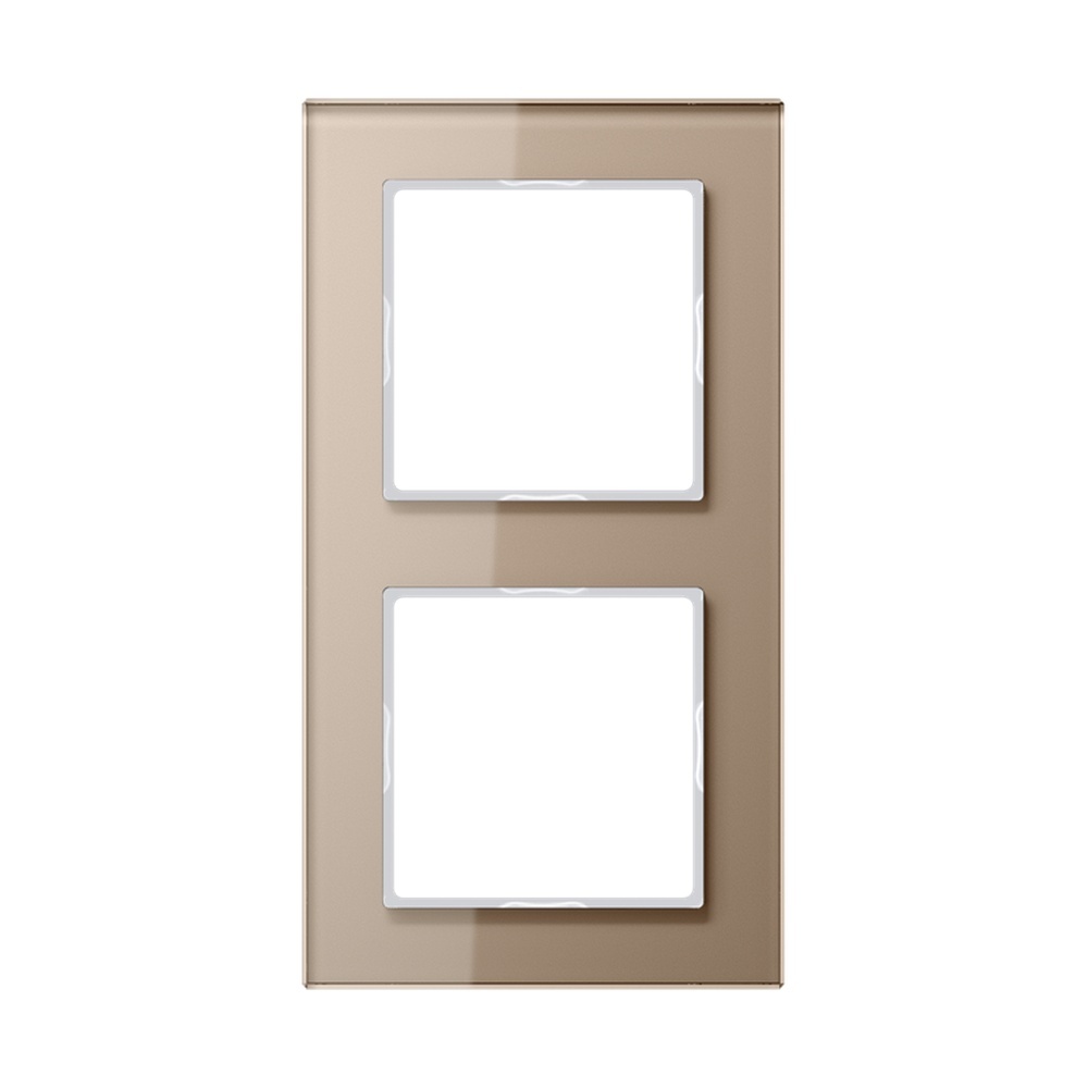 Jung Glasrahmen 2fach AC 582 GL CH