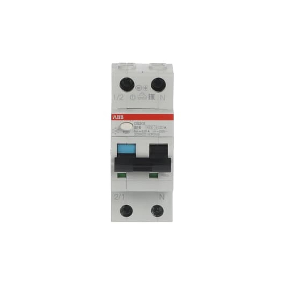 ABB Kombination FI Schalter Leitungsschutzschalter 2CSR255180R0165 Typ DS201A-B16/0,01