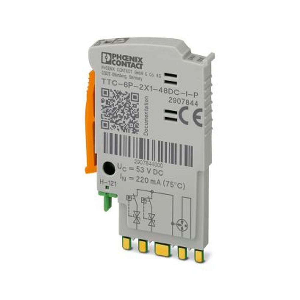 Phoenix Contact Überspannungsschutzstecker 2907844 Typ TTC-6P-2X1-48DC-I-P