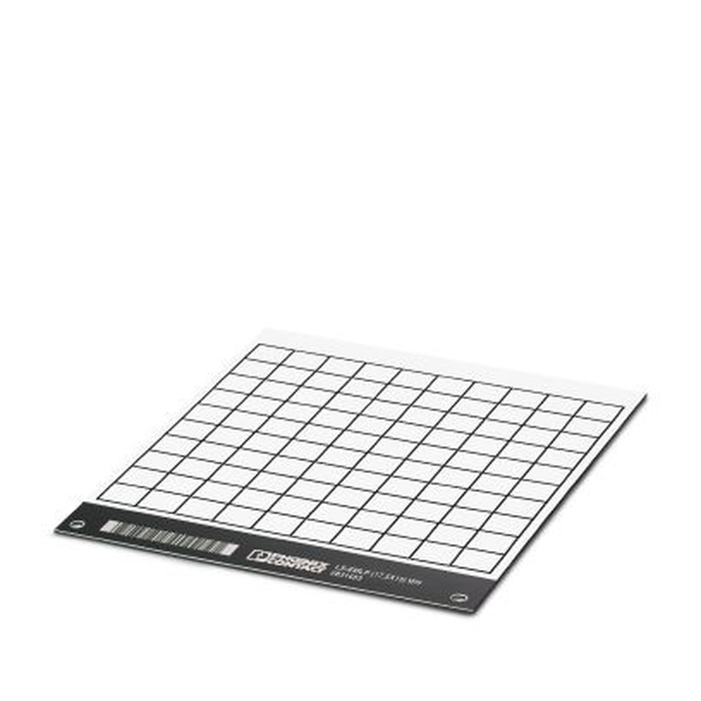 Phoenix Contact Gerätemarker 0831969 Typ LS-EMLP (17,5X15) WH CUS