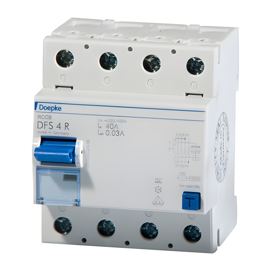 Doepke Fehlerstromschutzschalter 09122911 Typ DFS4 025-4/0,01-A R Doepke Fehlerstromschutzschalter 09122911 Typ DFS4 025-4/0,01-A R