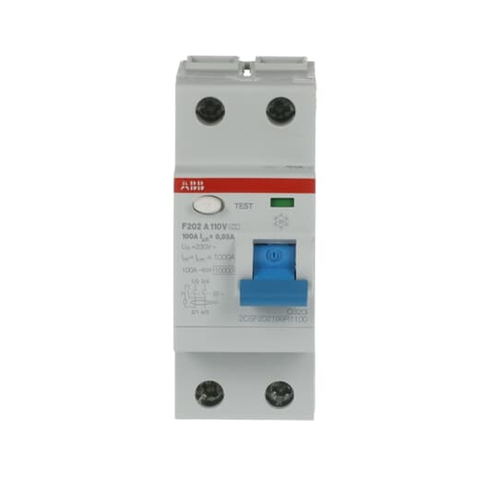 ABB Fehlerstrom Schutzschalter 2CSF202199R1100 Typ F202A-100/0,03110V