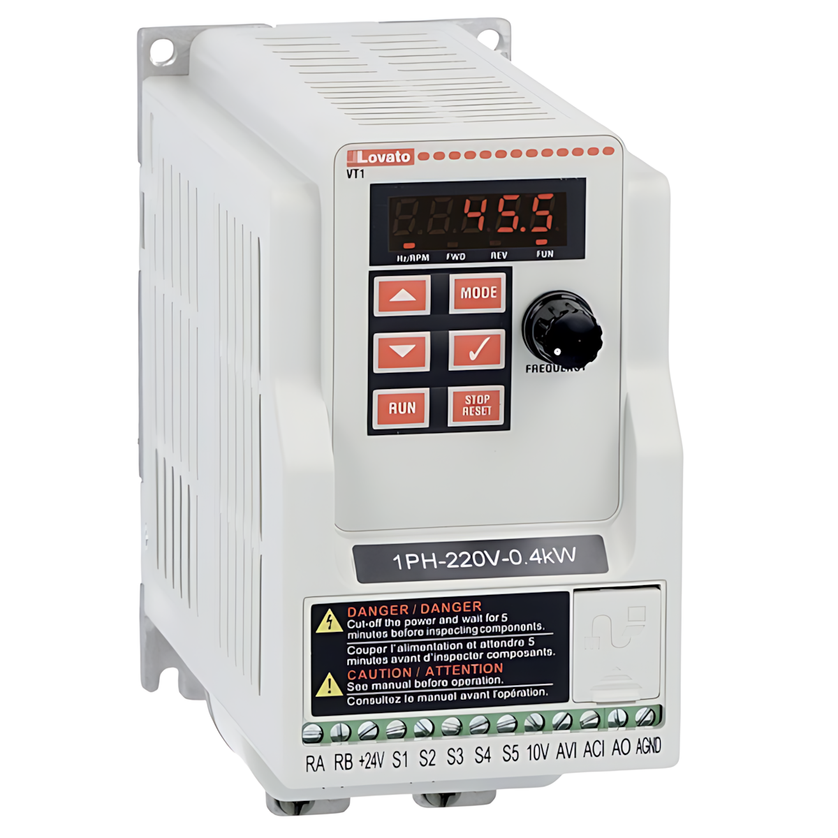 Lovato Kompakt Frequenzumrichter VT104A240 Lovato Kompakt Frequenzumrichter VT104A240