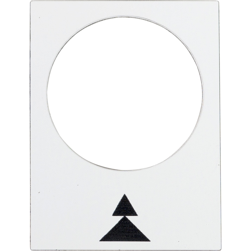 Schneider Electric Bezeichnungsschild ZB2BY4909