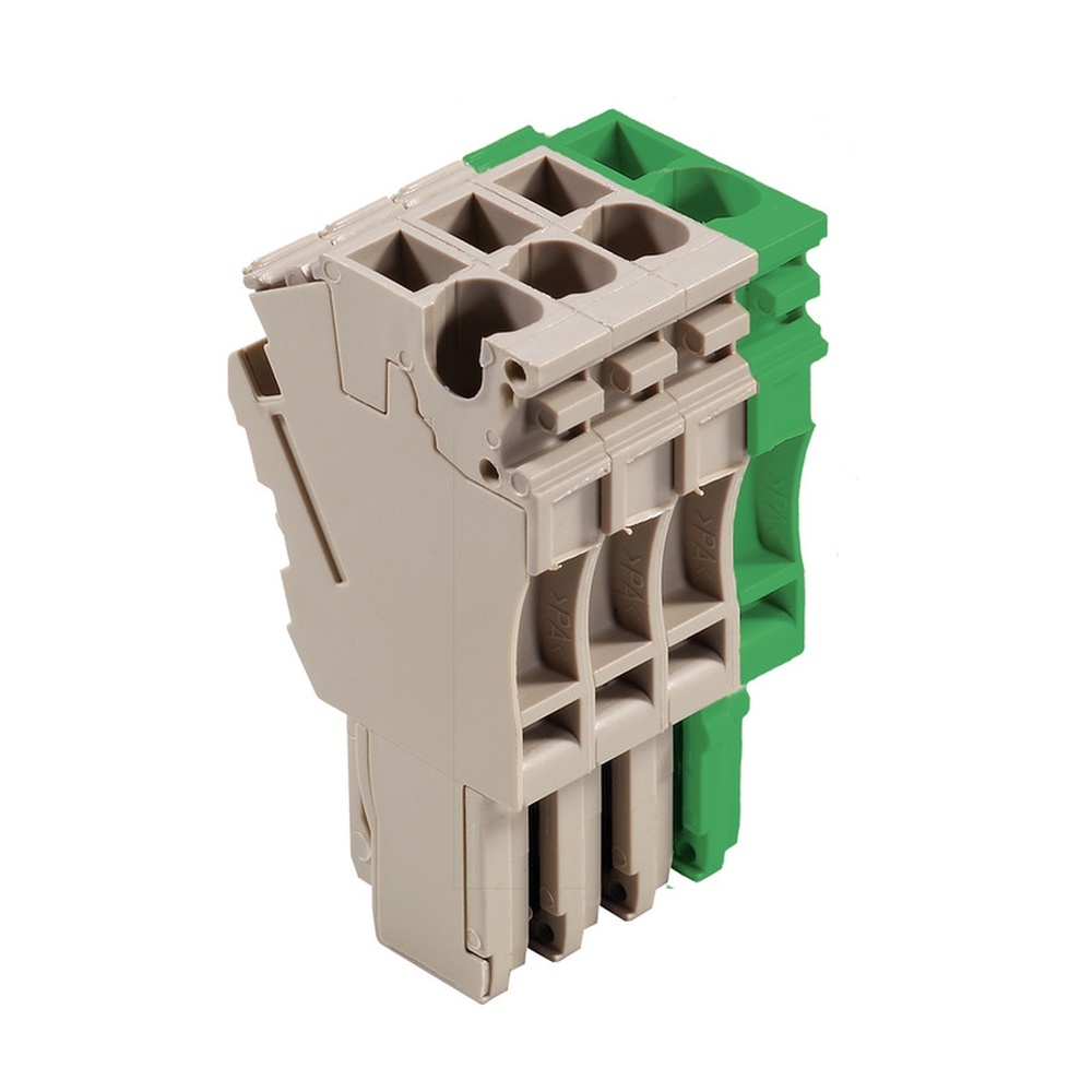Weidmüller Stecker 1106330000 Typ ZP 2.5/1AN/QV/4 GN/BE