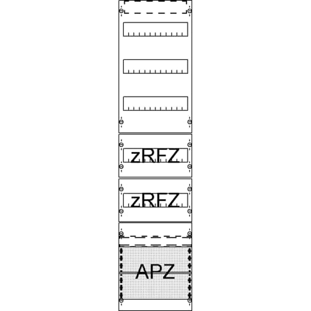 Striebel & John Verteilerfeld 2CPX054015R9999 Typ FV17A2R2