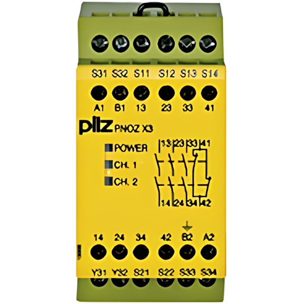 Pilz Sicherheitsschaltgerät 774319 Typ PNOZ X3 240VAC 24VDC 3n/o 1n/c 1so Pilz Sicherheitsschaltgerät 774319 Typ PNOZ X3 240VAC 24VDC 3n/o 1n/c 1so
