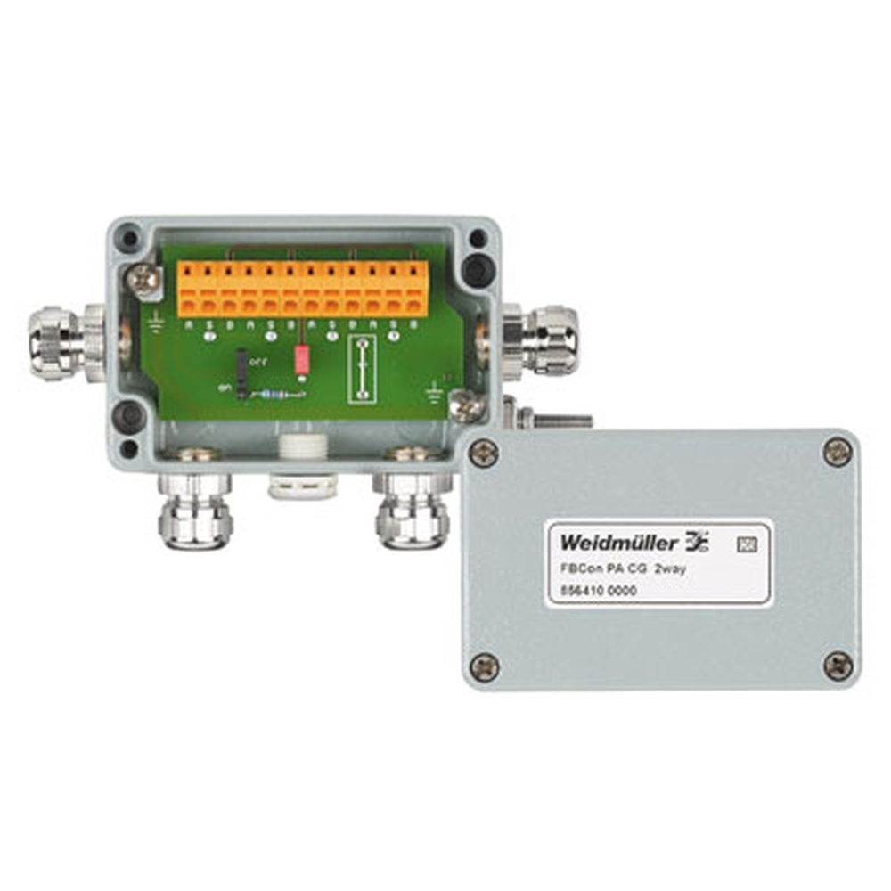 Weidmüller Standardverteiler 8564100000 Typ FBCon PA CG 2way Weidmüller Standardverteiler 8564100000 Typ FBCon PA CG 2way