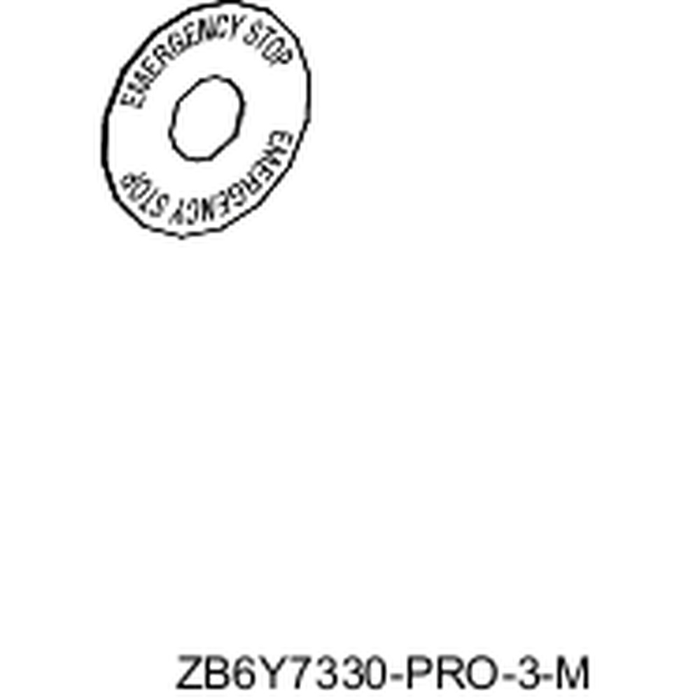 Schneider Electric Schild ZB6Y7330