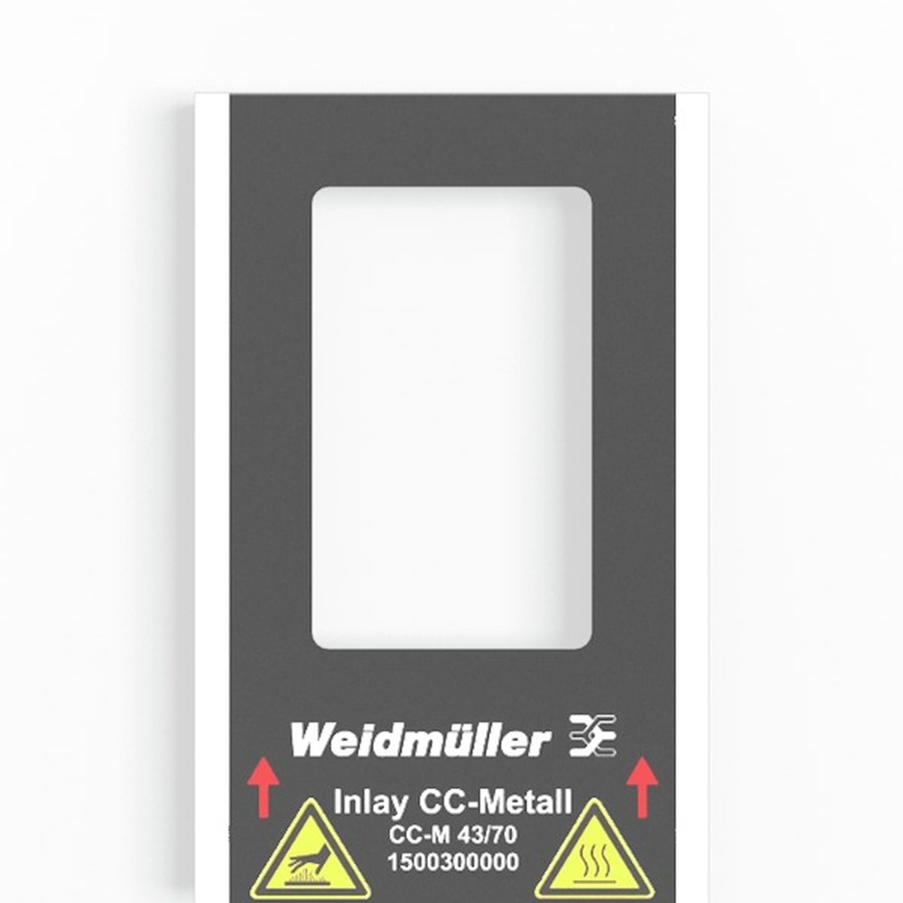 Weidmüller Inlay 1500300000 Typ INLAY CC-M 43/70