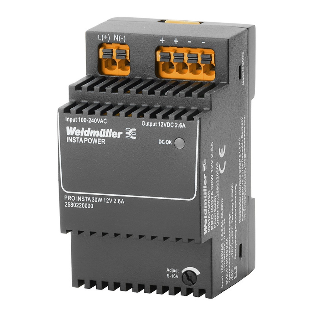Weidmüller Gleichstromversorgung 2580220000 Typ PRO INSTA 30W 12V 2.6A
