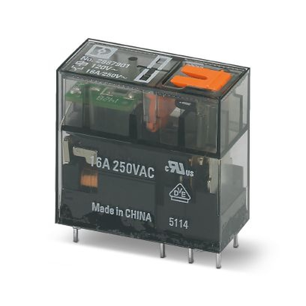 Phoenix Contact Einzelrelais 2987901 Typ REL-MR-120AC/21HC/MS