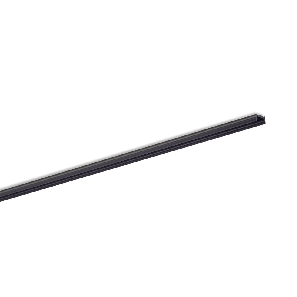 Radium Aufbau Aluminium Profil TRPA4213 Typ PROFILE S U FLAT 17.3/9.6/B1C1 2M BLACK