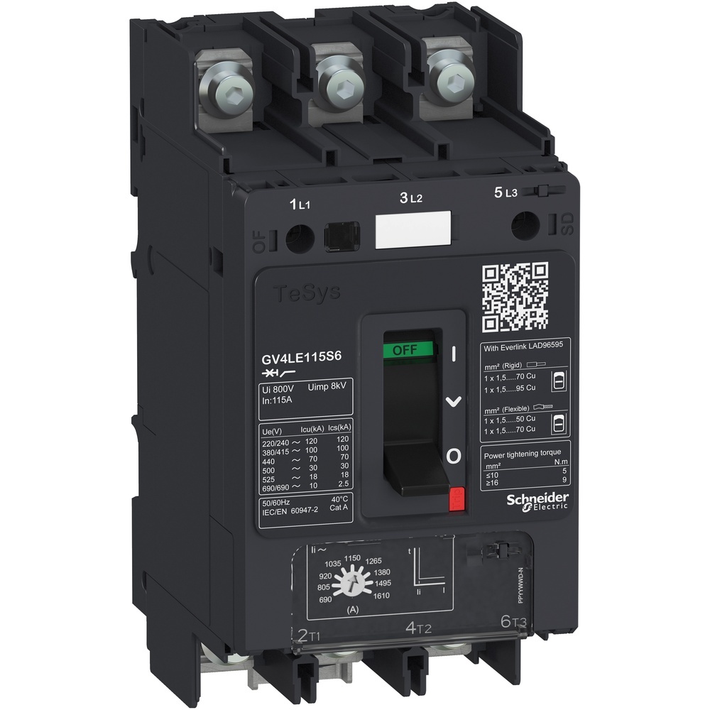 Schneider Electric Motorschutzschalter GV4LE07S6