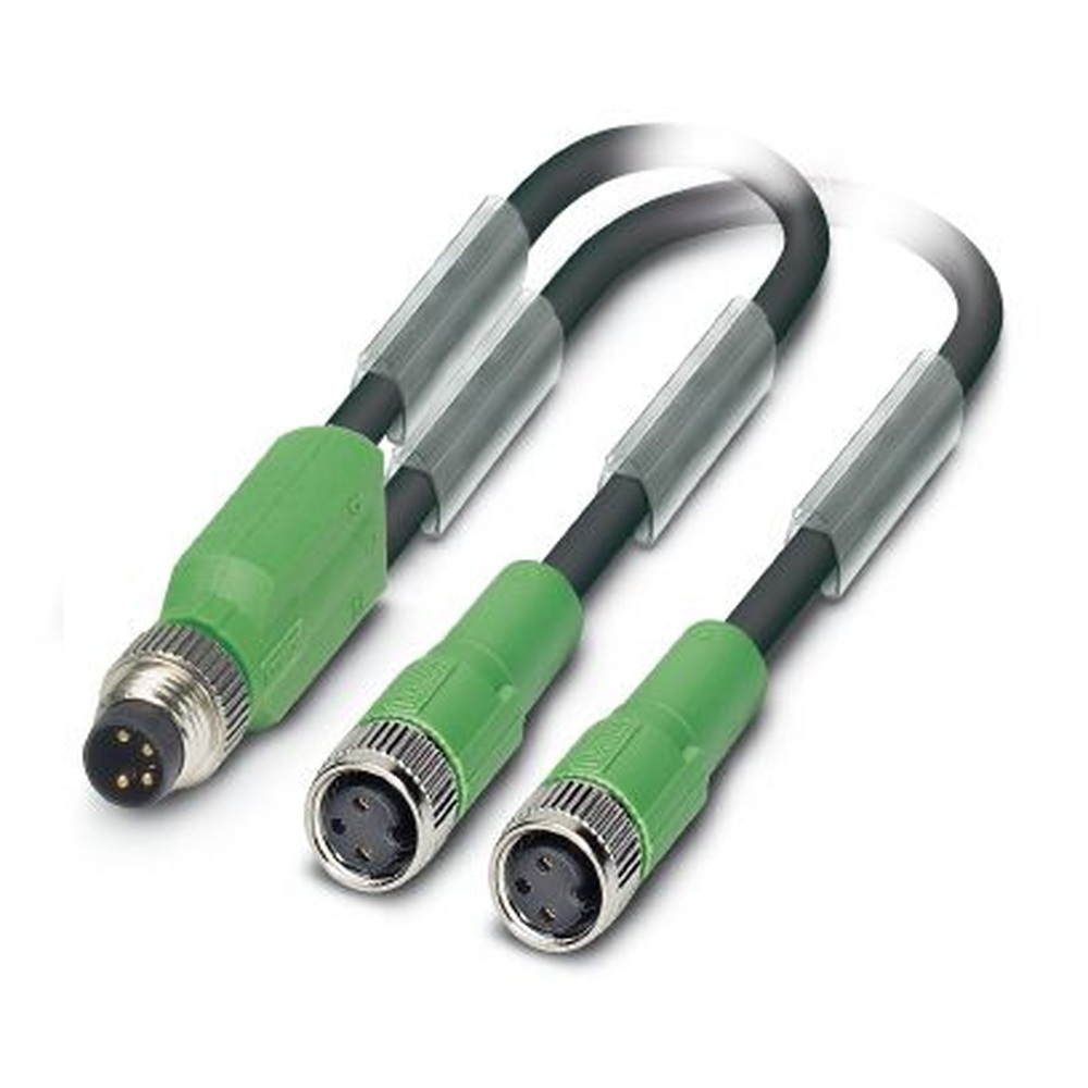 Phoenix Contact Sensor Aktor Kabel 1458664 Typ SAC-3P-M8Y/2X0,3-PUR/M 8FS