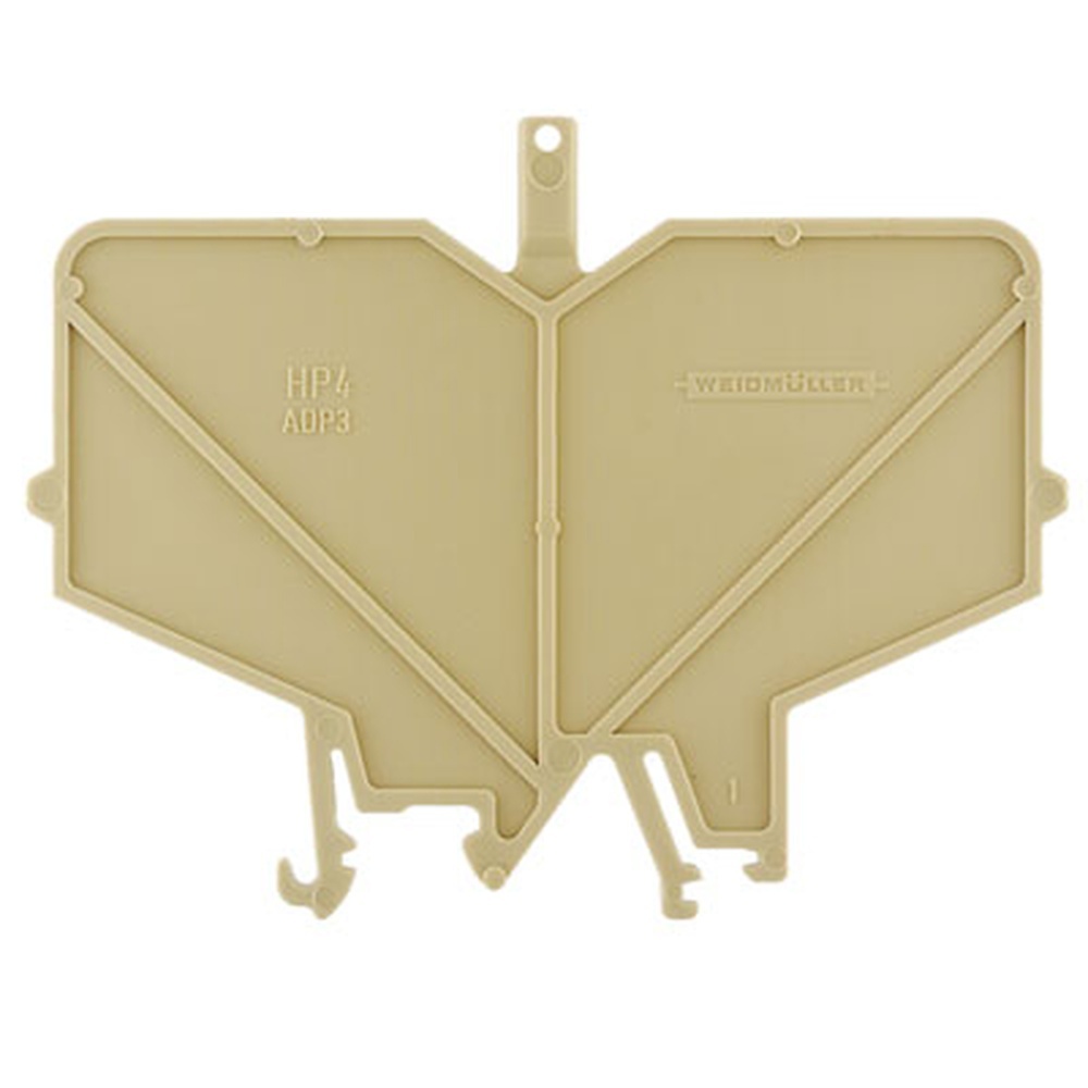 Weidmüller Abschluss und Zwischenplatte 0485660000 Typ HP 2 ADP2