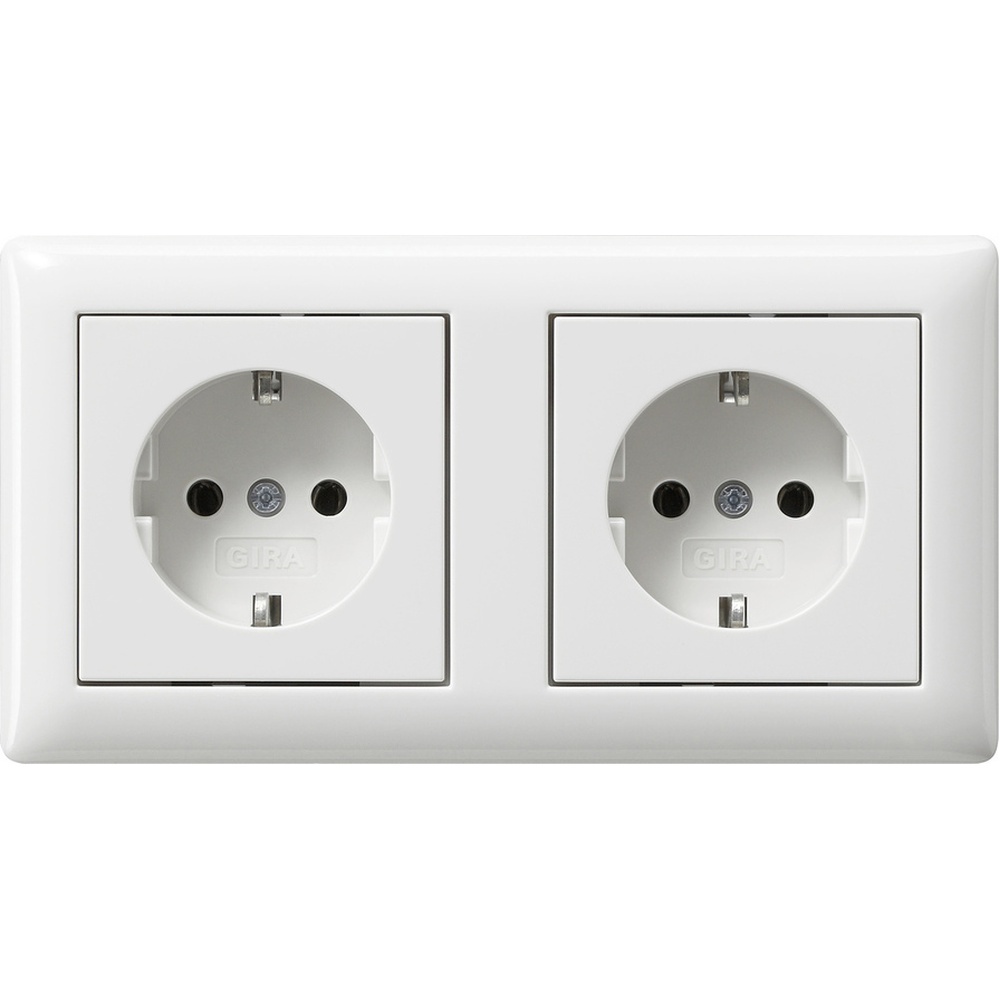 Gira SCHUKO Steckdose 2fach 479303
