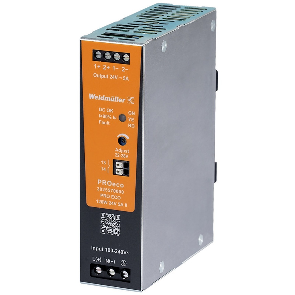 Weidmüller Gleichstromversorgung 3025570000 Typ PRO ECO 120W 24V 5A II