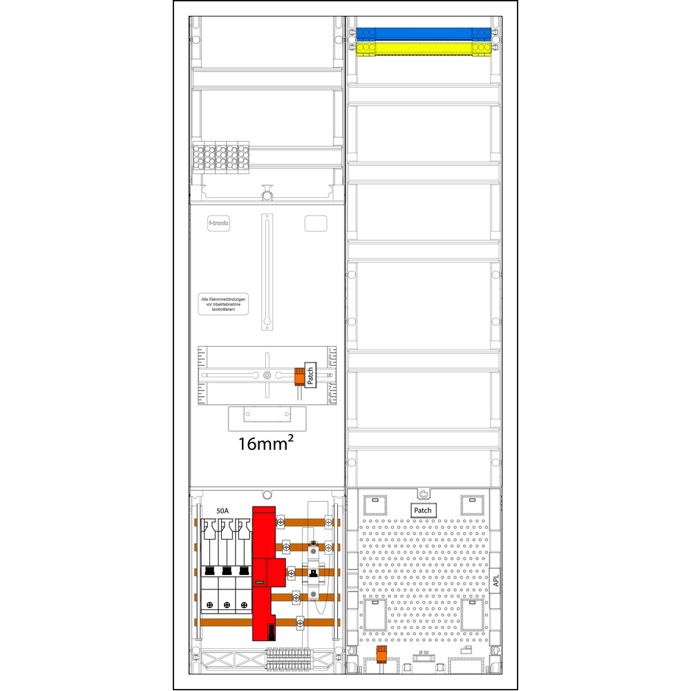 f-tronic Komplettschrank 7190214 Typ 3HZ721APZ50B6ÜS-16
