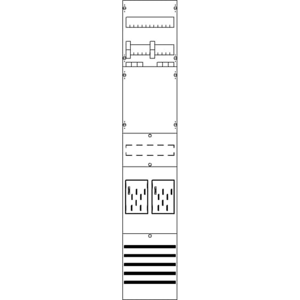 Striebel & John Zählerkomplettfeld 2CPX054173R9999 Typ BF19A2XAY