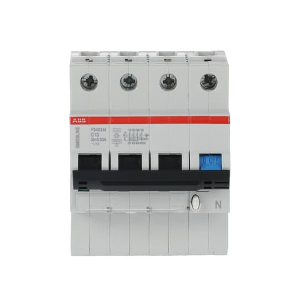 ABB Kombination FI Schalter Leitungsschutzschalter 2CCL564110E0134 Typ FS403M-C13/0.03