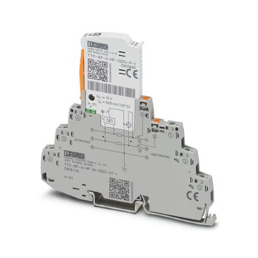 Phoenix Contact Überspannungsschutzgerät 2906744 Typ TTC-6P-3-HF-M-12DC-UT-I