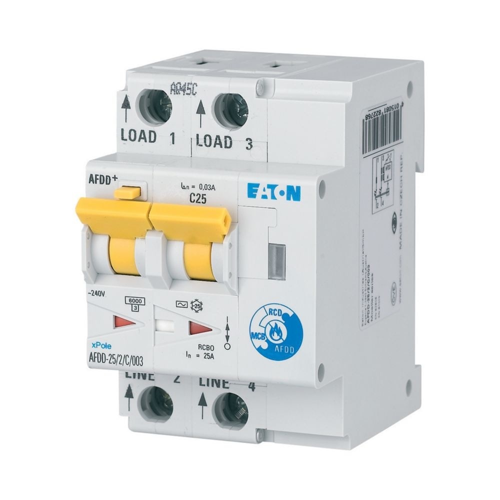 Eaton Brandschutzschalter 187228 Typ AFDD-25/2/C/003-A Eaton Brandschutzschalter 187228 Typ AFDD-25/2/C/003-A