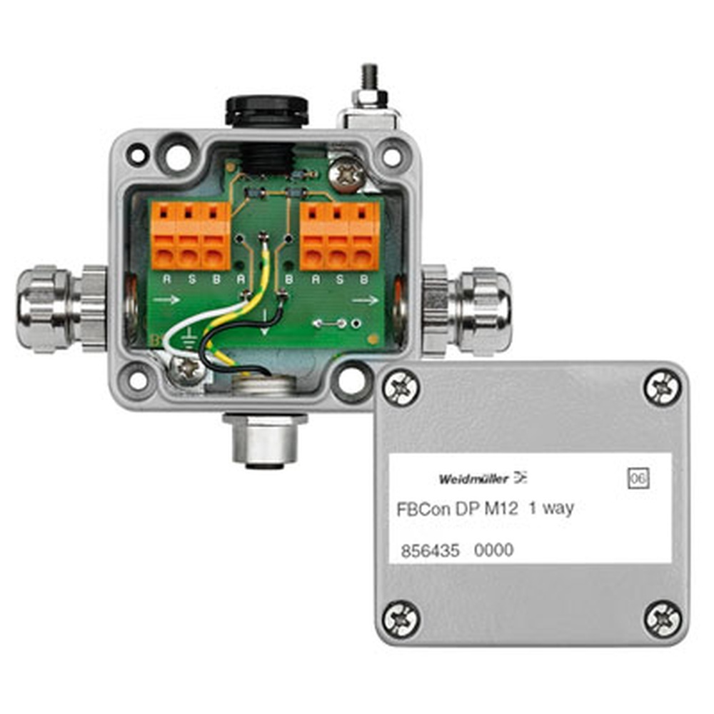 Weidmüller Standardverteiler 8564350000 Typ FBCon DP M12 1way