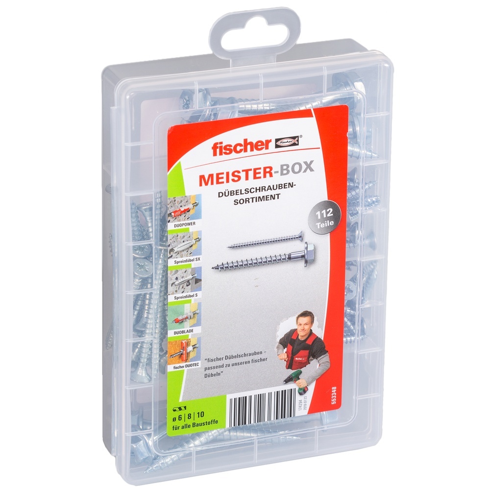 Fischer Dübelschraube Meisterbox 553348