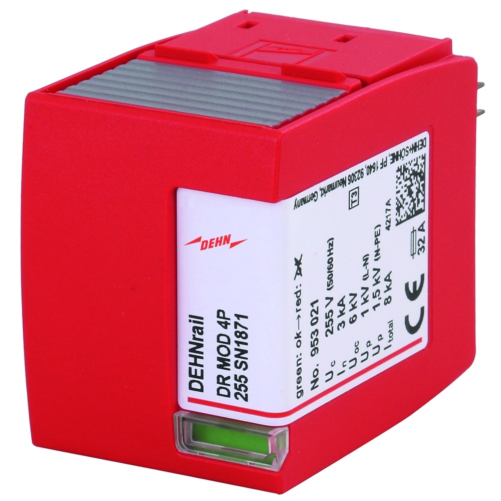 Dehn + Söhne Überspannungsableiter 953021 Typ DR MOD 4P 255 SN1871