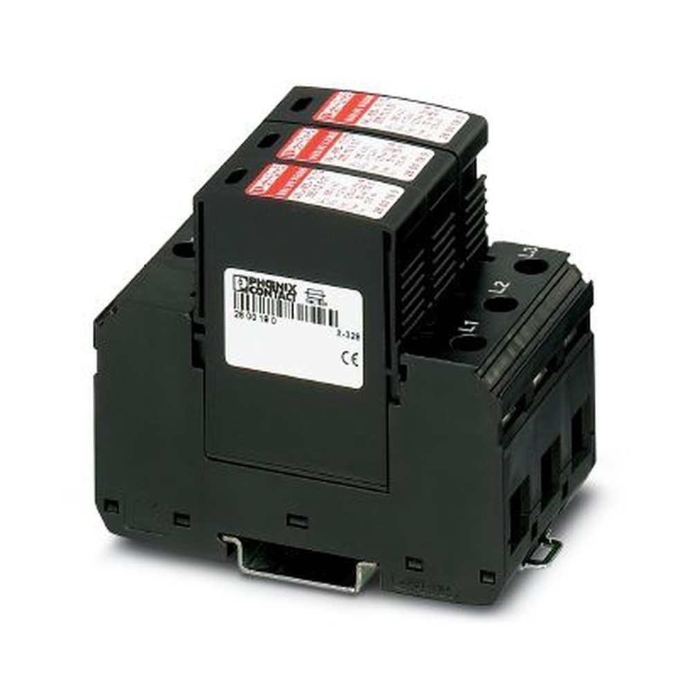 Phoenix Contact Blitzstrom Überspannungsableiter Typ 1 2 2800189 Typ VAL-MS-T1/T2 335/12.5/3+0