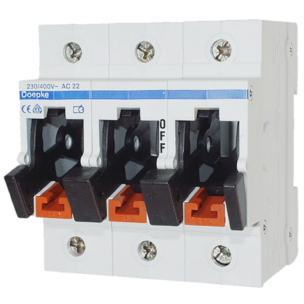 Doepke Sicherungslasttrennschalter 09980103 Typ D0-63A/3p Doepke Sicherungslasttrennschalter 09980103 Typ D0-63A/3p