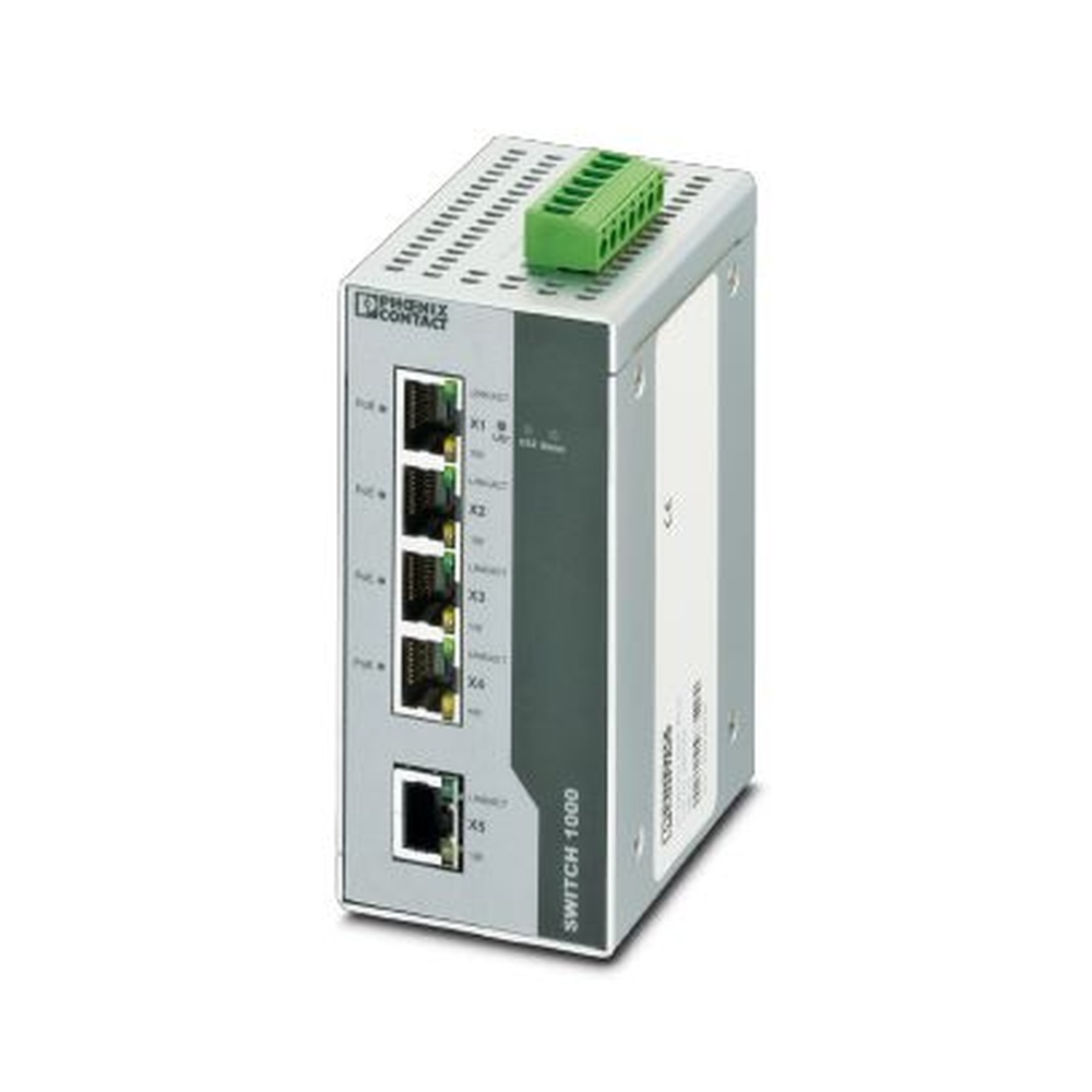 Phoenix Contact Industrial Ethernet Switch 2891064 Typ FL SWITCH 1001T-4POE
