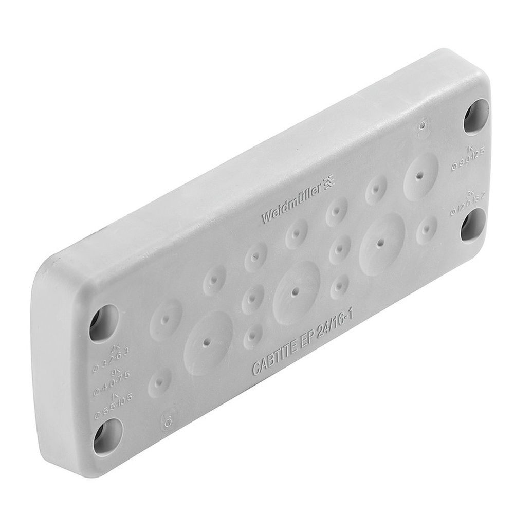 Weidmüller Kabeldurchführungsplatte 2779340000 Typ CABTITE EP 24/16-1 GY
