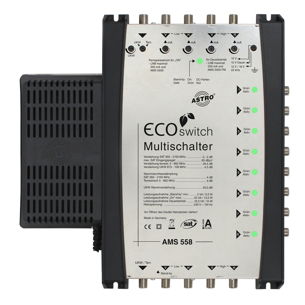 Astro Bit Profi-Multischalter 5 in 8 360581 Typ AMS 558 ECOswitch