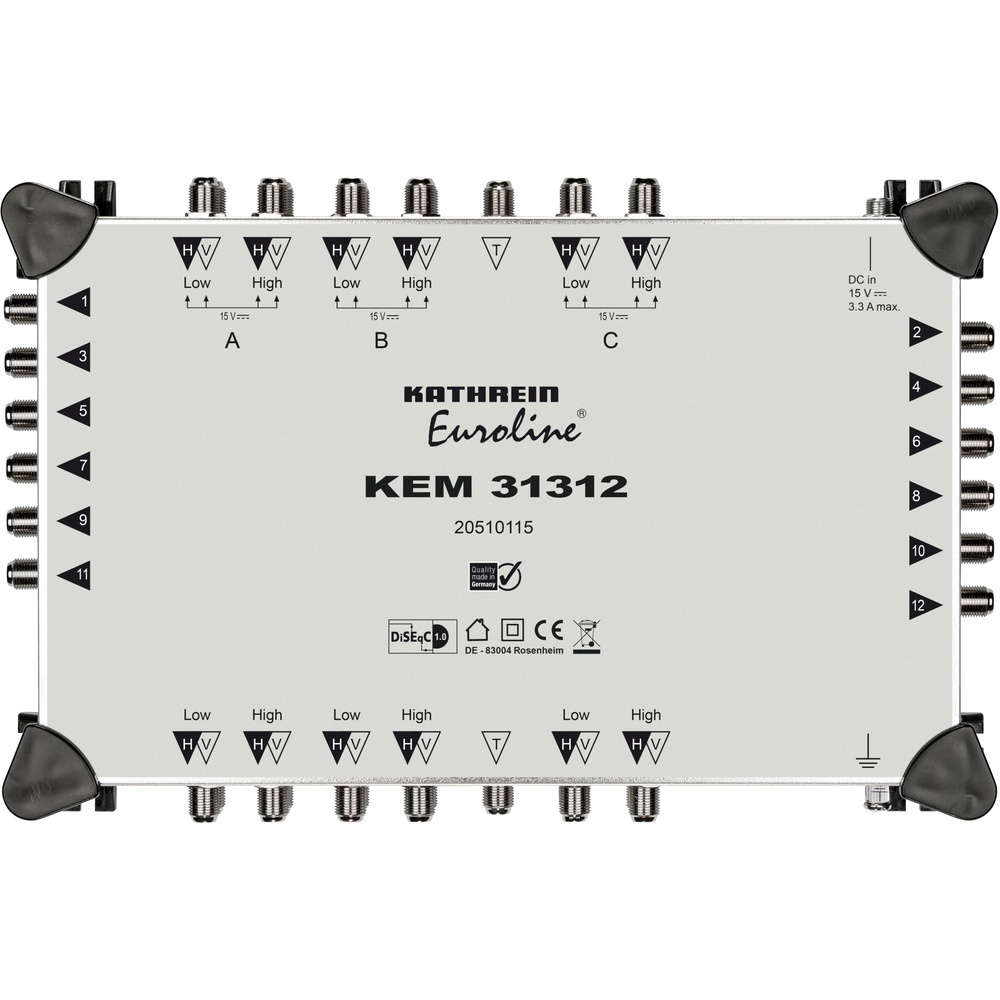 Kathrein Multischalter 20510115 Typ KEM31312