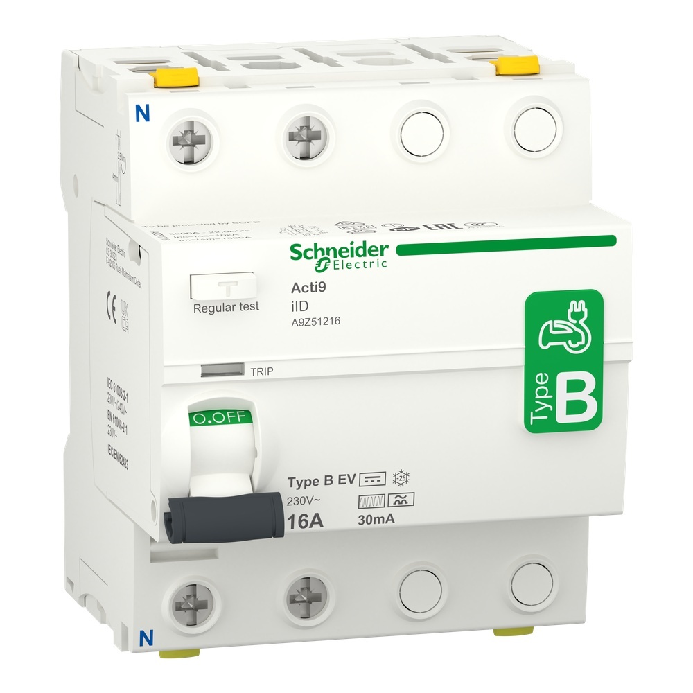 Schneider Electric Fehlerstrom Schutzschalter A9Z51216